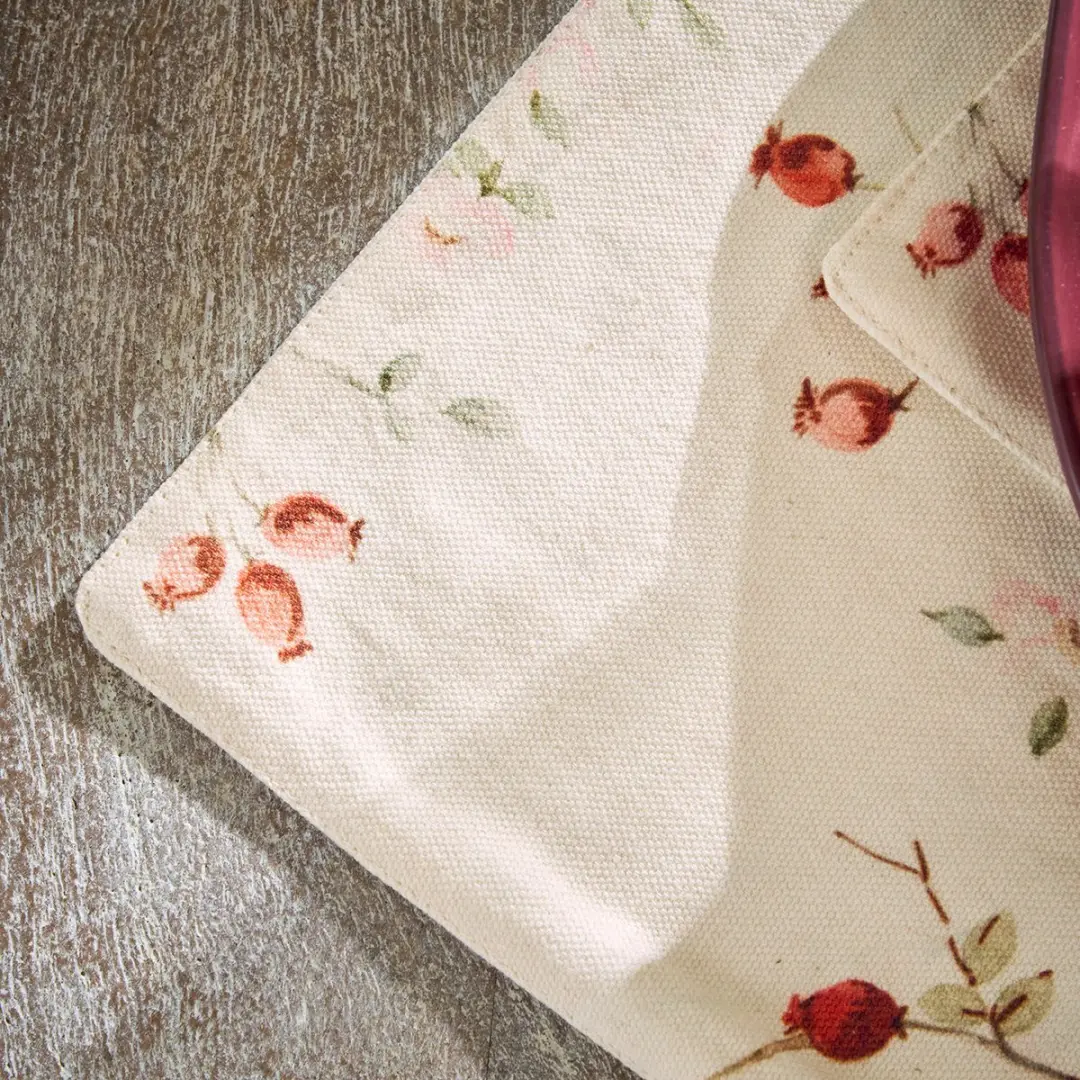Loberon Placemats Mauriac Bont - 2 Stuks - afbeelding 4 van 4