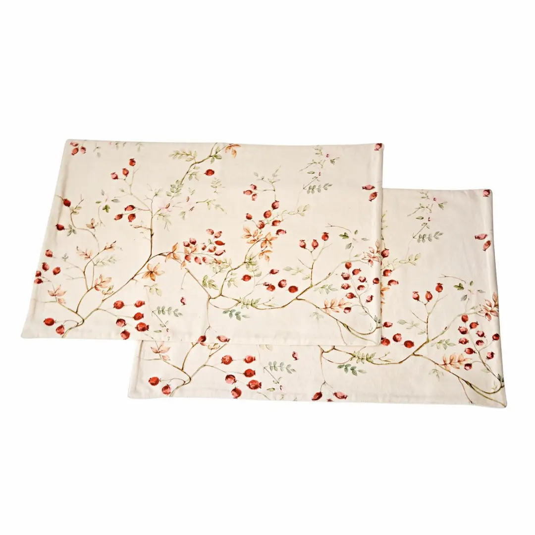 Loberon Placemats Mauriac Bont - 2 Stuks - afbeelding 3 van 4
