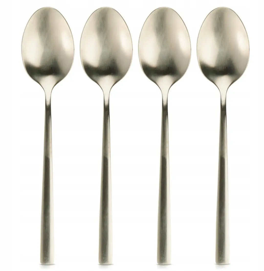 Gouden theelepels RVS
