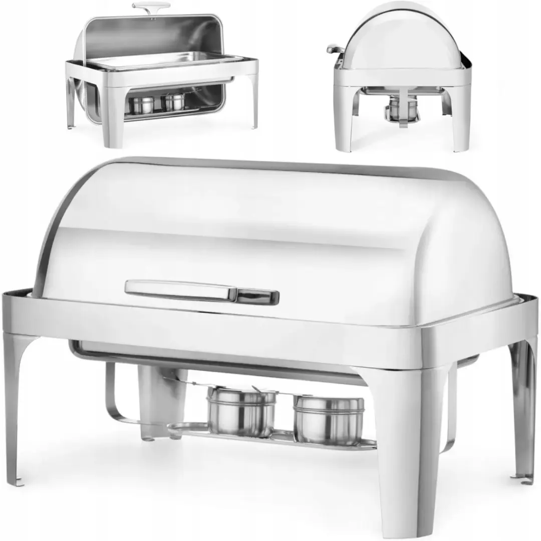Hendi Rolltop Bain-Marie GN 1/1 65mm RVS