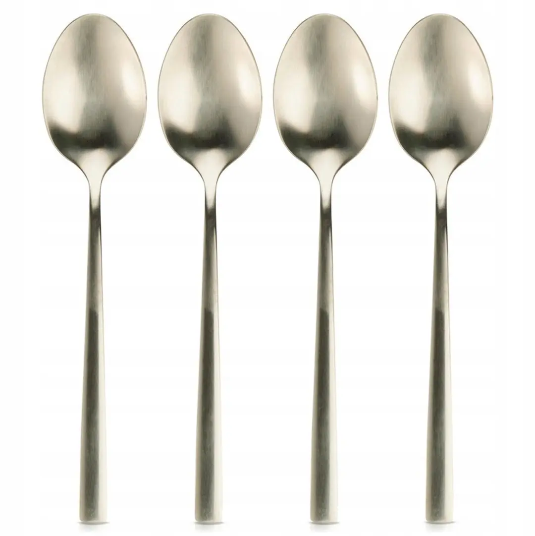 Gouden theelepels RVS 15x3cm