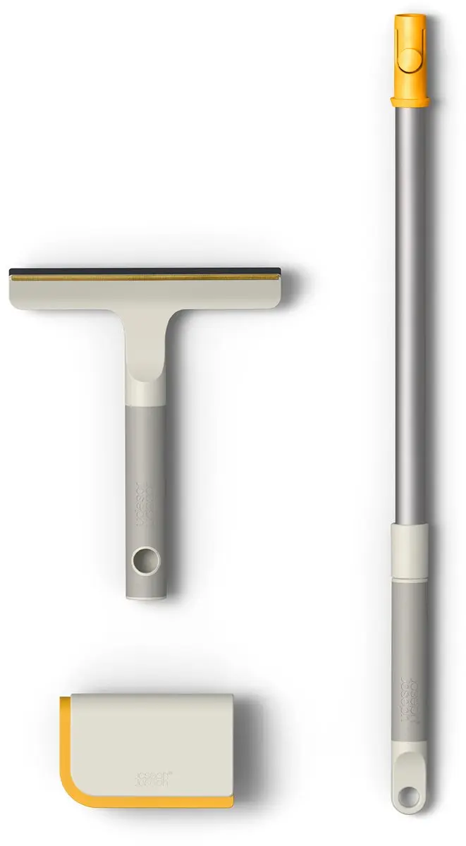 Joseph Joseph CleanTech Set van 3 Dierenhaar Borstels met Steel, voor Tapijt, Ba