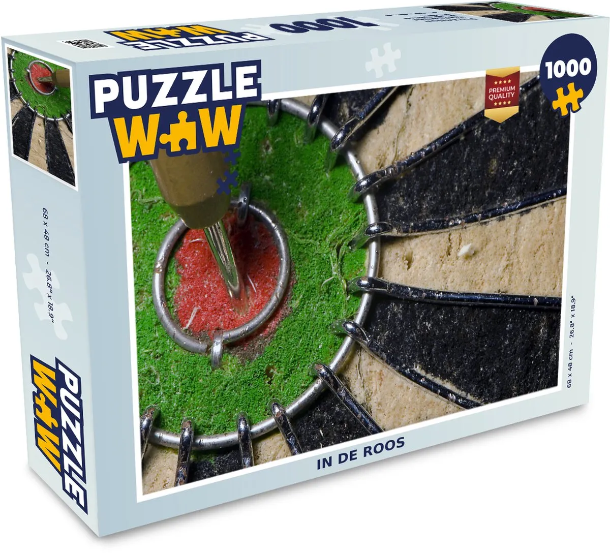 PuzzleWow Legpuzzel In de Roos 1000 Stuks