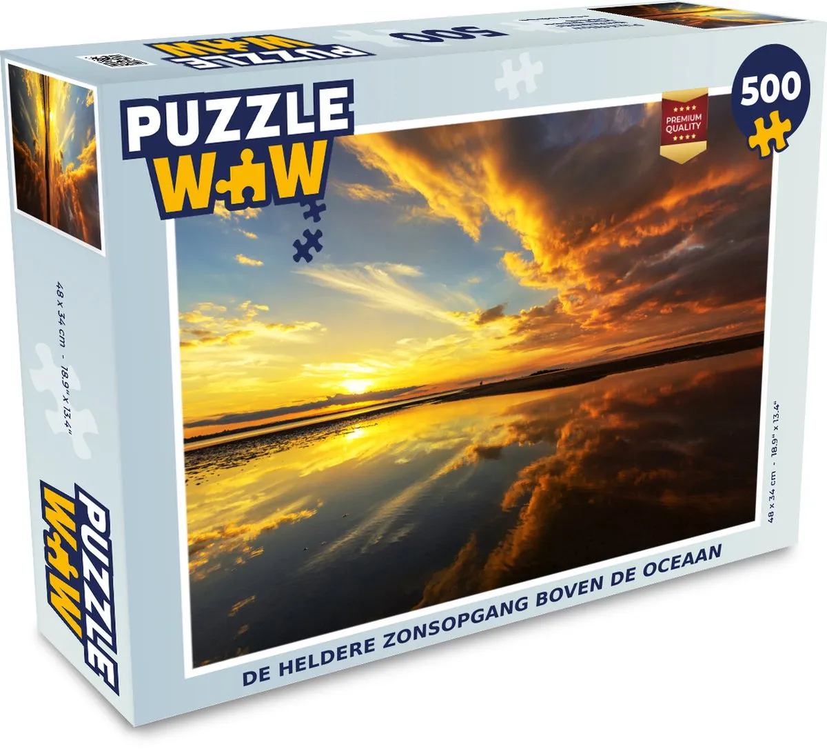 PuzzleWow Legpuzzel De Helder Zonsopgang 500 Stuks