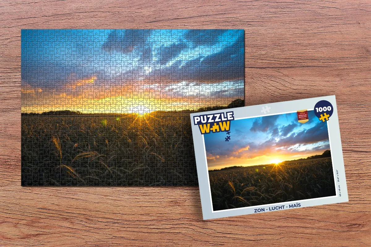 PuzzleWow Legpuzzel 1000 Stuks - Multicolor