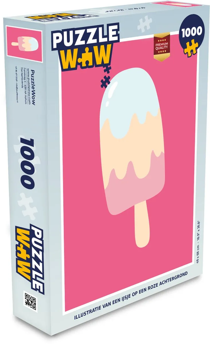 PuzzleWow Legpuzzel 1000 Stuks