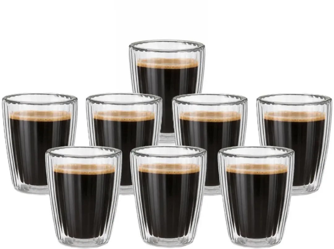 Excellent Houseware dubbelwandige Koffieglazen