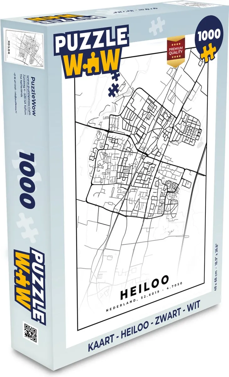 PuzzleWow Heiloo Legpuzzel 1000 Stuks