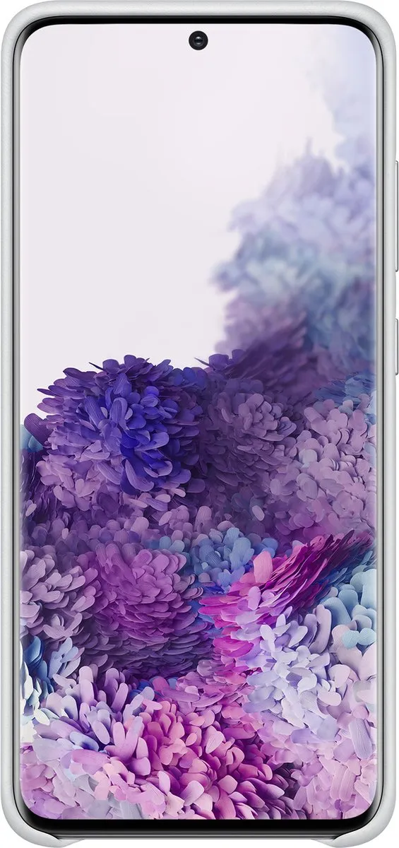 Samsung Galaxy S20 Leather Cover EF-VG980LSEGEU - Lichtgrijs