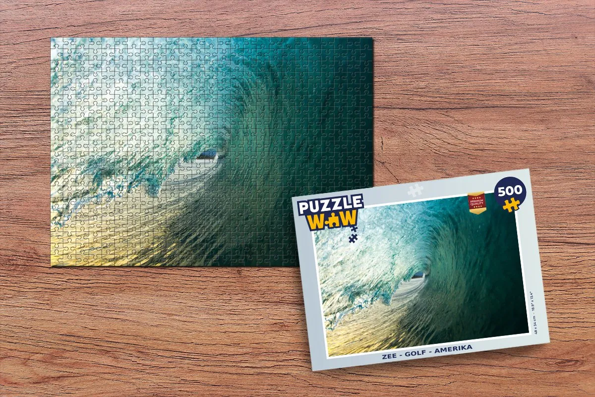PuzzleWow Zee - Golf - Amerika Legpuzzel 500 Stuks - Multicolor