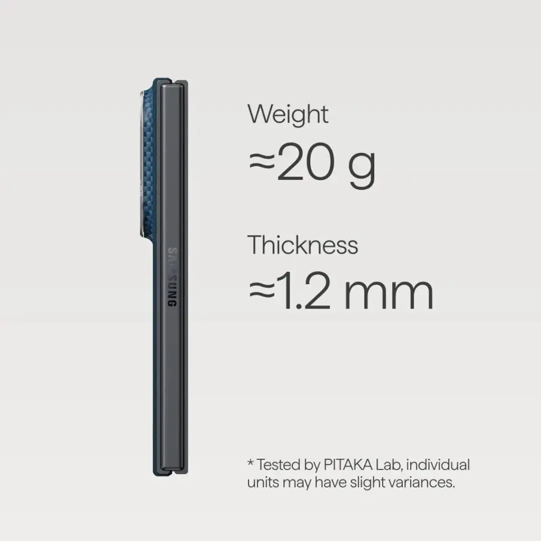 Pitaka Edge Case Samsung Galaxy Z Fold 8 600D Moonrise - afbeelding 3 van 5