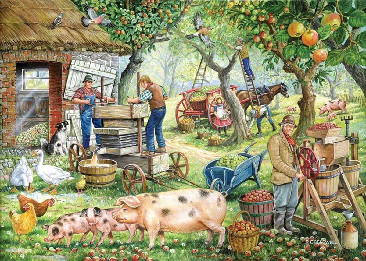 House Of Puzzles Cider Makers - Jigsaw puzzle van 1000 stukjes