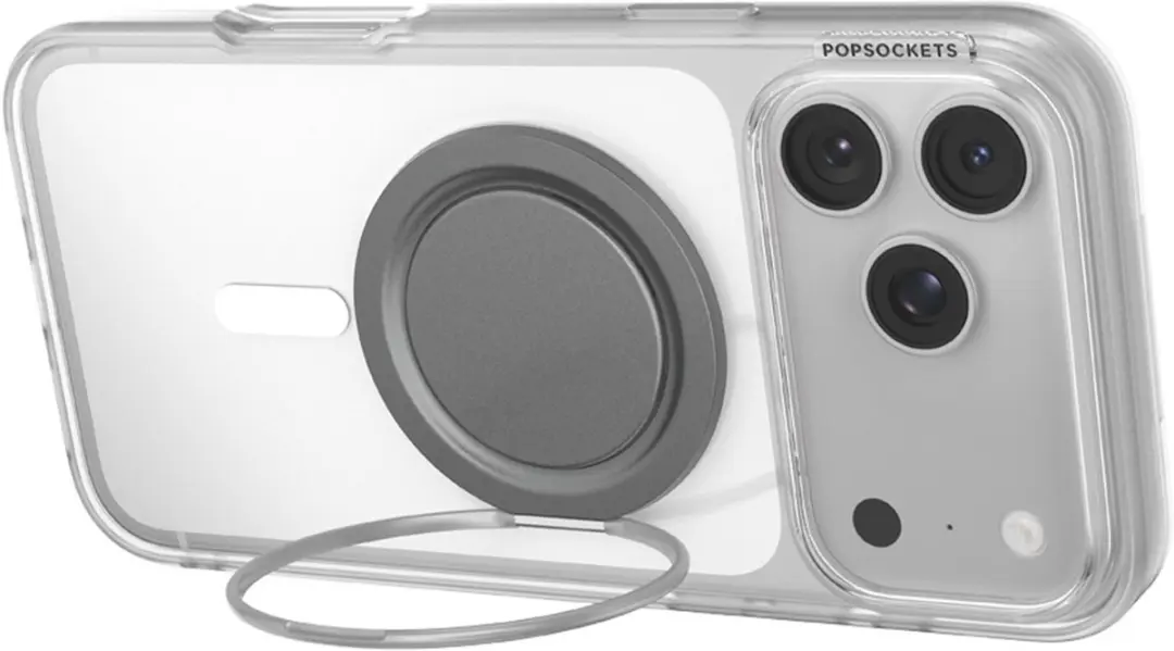 PopSockets PopGrip Low Pro MagSafe - Gunmetal - afbeelding 4 van 5