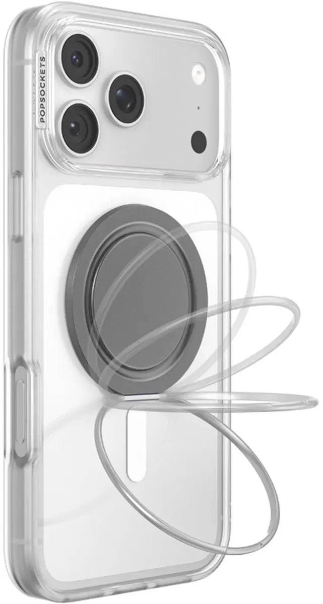 PopSockets PopGrip Low Pro MagSafe - Gunmetal - afbeelding 3 van 5
