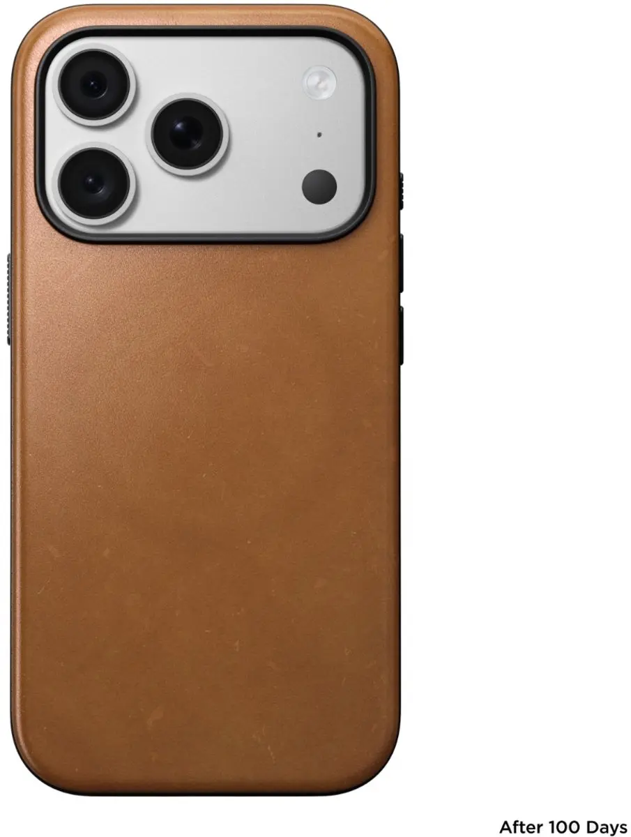 NOMAD Modern Camino Leer Hoesje iPhone 18 Pro - Bruin - afbeelding 3 van 6