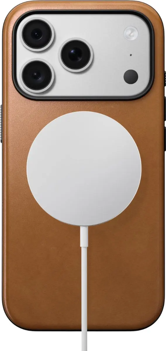 NOMAD Modern Camino Leer Hoesje iPhone 18 Pro - Bruin - afbeelding 6 van 6