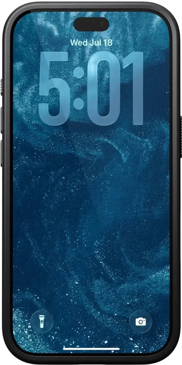 NOMAD Modern Camino Leer Hoesje iPhone 18 Pro - Bruin - afbeelding 2 van 6