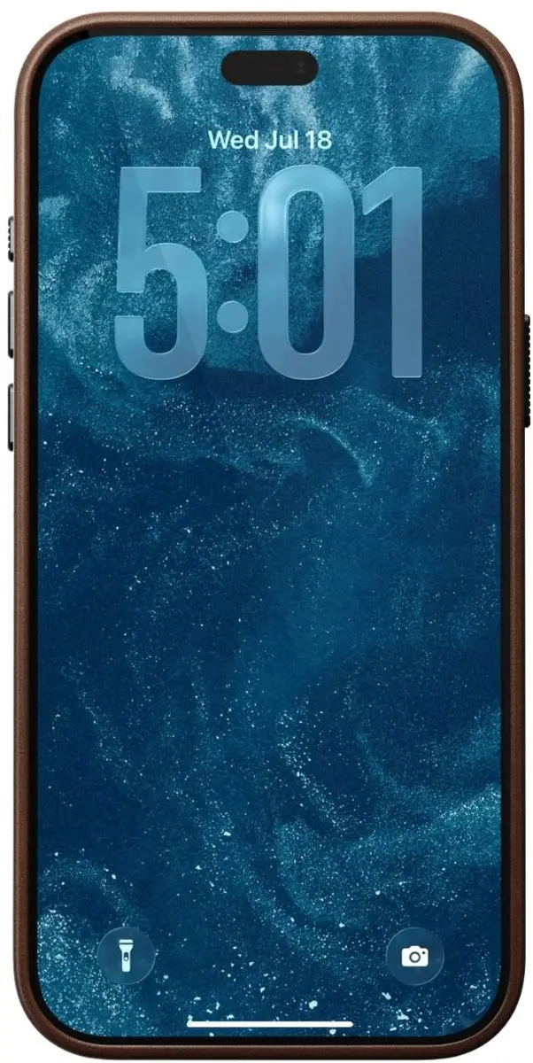 Nomad Traditional Camino Hoesje iPhone 18 Pro Max - Bruin - afbeelding 3 van 6