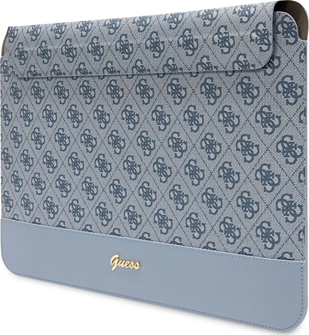 Guess 4G Stripe Metal Logo Laptoptas 14" - Blauw - afbeelding 2 van 6
