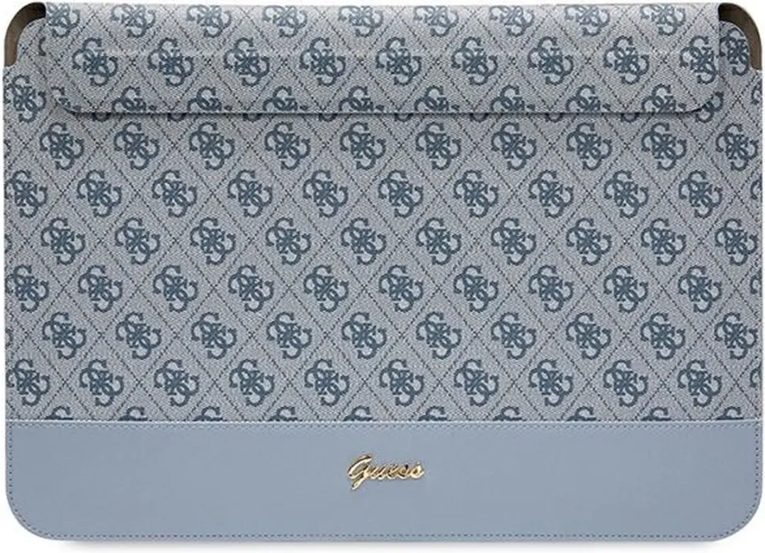 Guess 4G Stripe Metal Logo Laptoptas 14" - Blauw - afbeelding 5 van 6