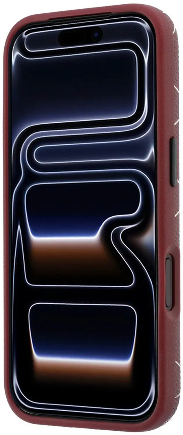 Lacoste Backcover iPhone 18 Pro - Ringhouder - Bordeauxrood - afbeelding 5 van 6