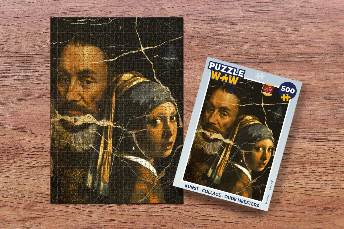 PuzzleWow Oude Meesters Legpuzzel 500 Stuks - Multicolor