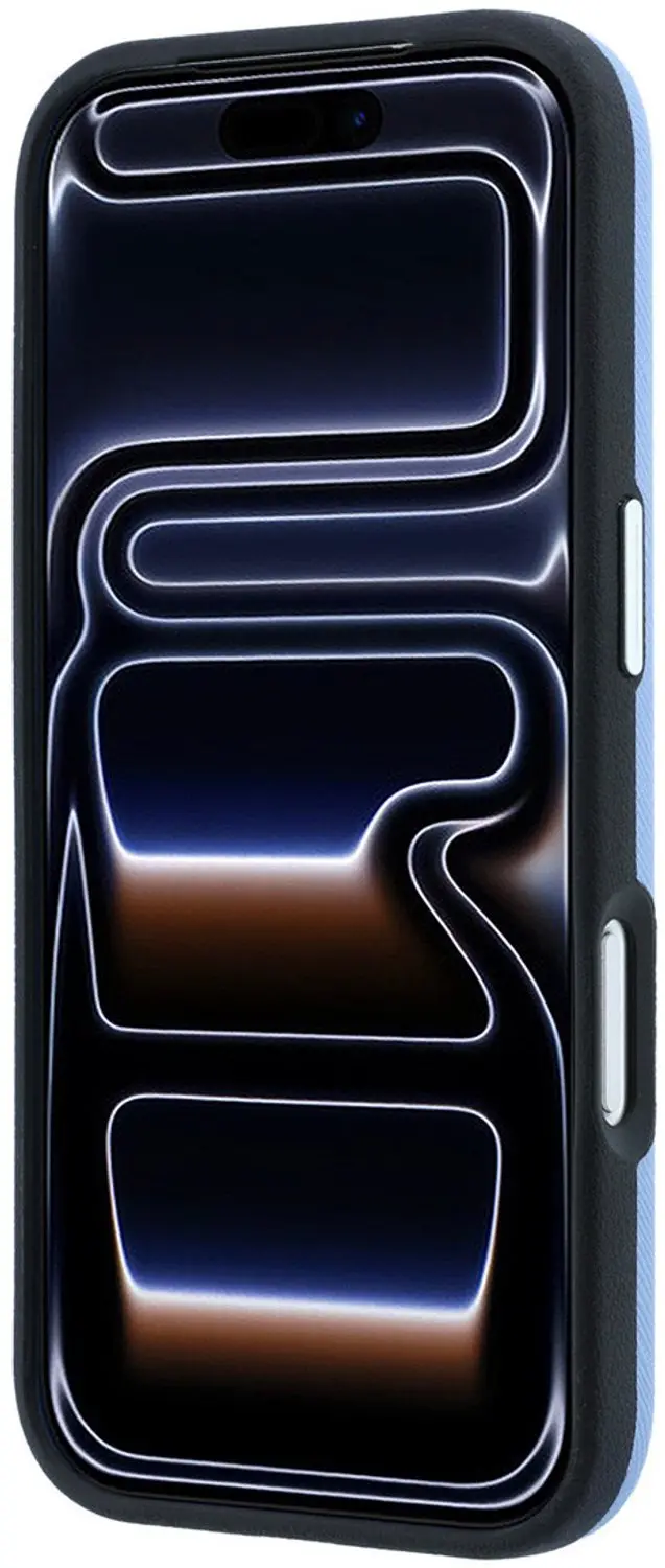Karl Lagerfeld Saffiano Hoesje iPhone 18 Pro Max - Lichtblauw - afbeelding 5 van 6