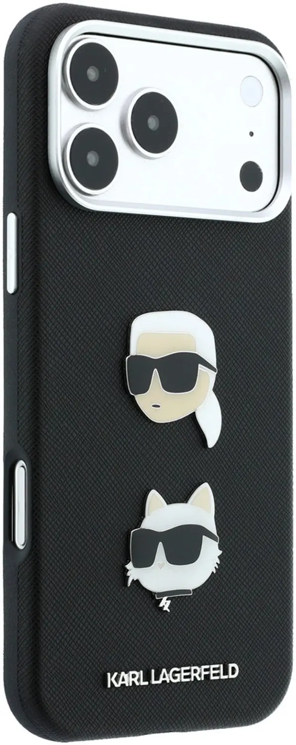 Karl Lagerfeld iPhone 18 Pro Max Hoesje - Zwart - afbeelding 4 van 6