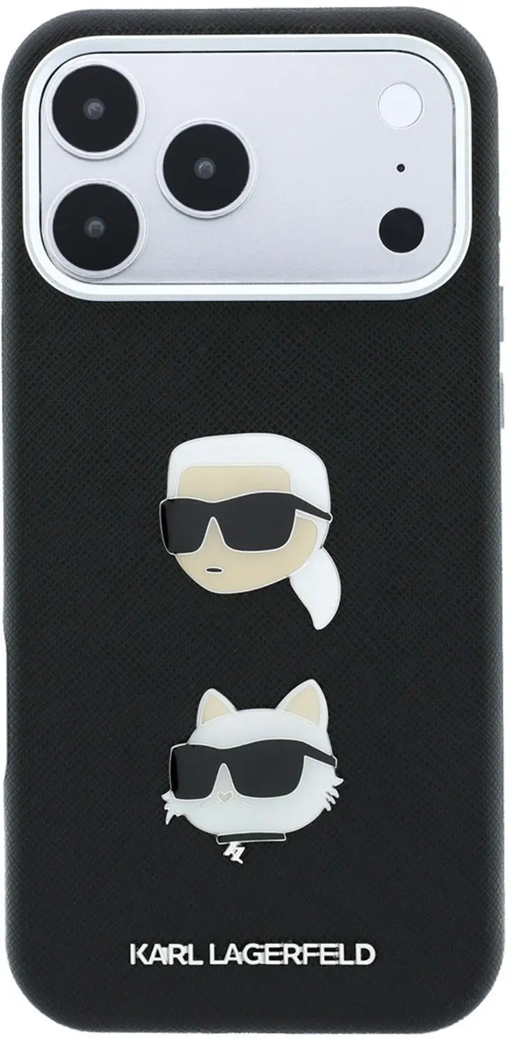 Karl Lagerfeld iPhone 18 Pro Max Hoesje - Zwart - afbeelding 3 van 6
