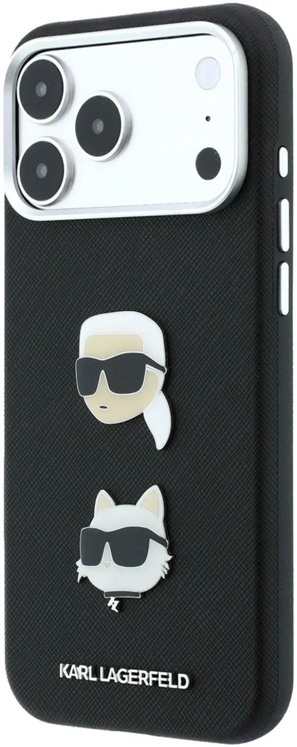 Karl Lagerfeld iPhone 18 Pro Max Hoesje - Zwart - afbeelding 2 van 6