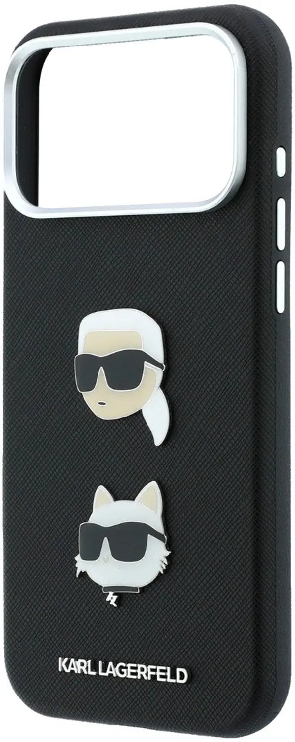 Karl Lagerfeld iPhone 18 Pro Max Hoesje - Zwart - afbeelding 6 van 6