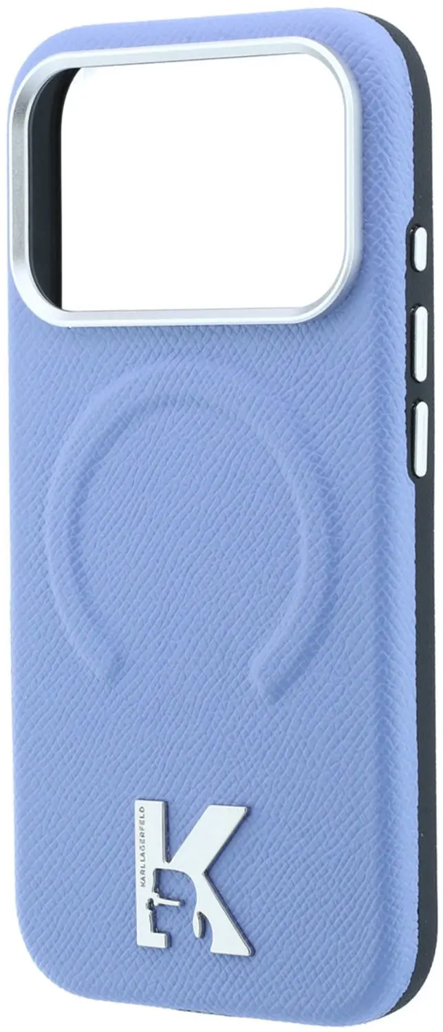 Karl Lagerfeld iPhone 18 Pro Hoesje - Lichtblauw - afbeelding 6 van 6