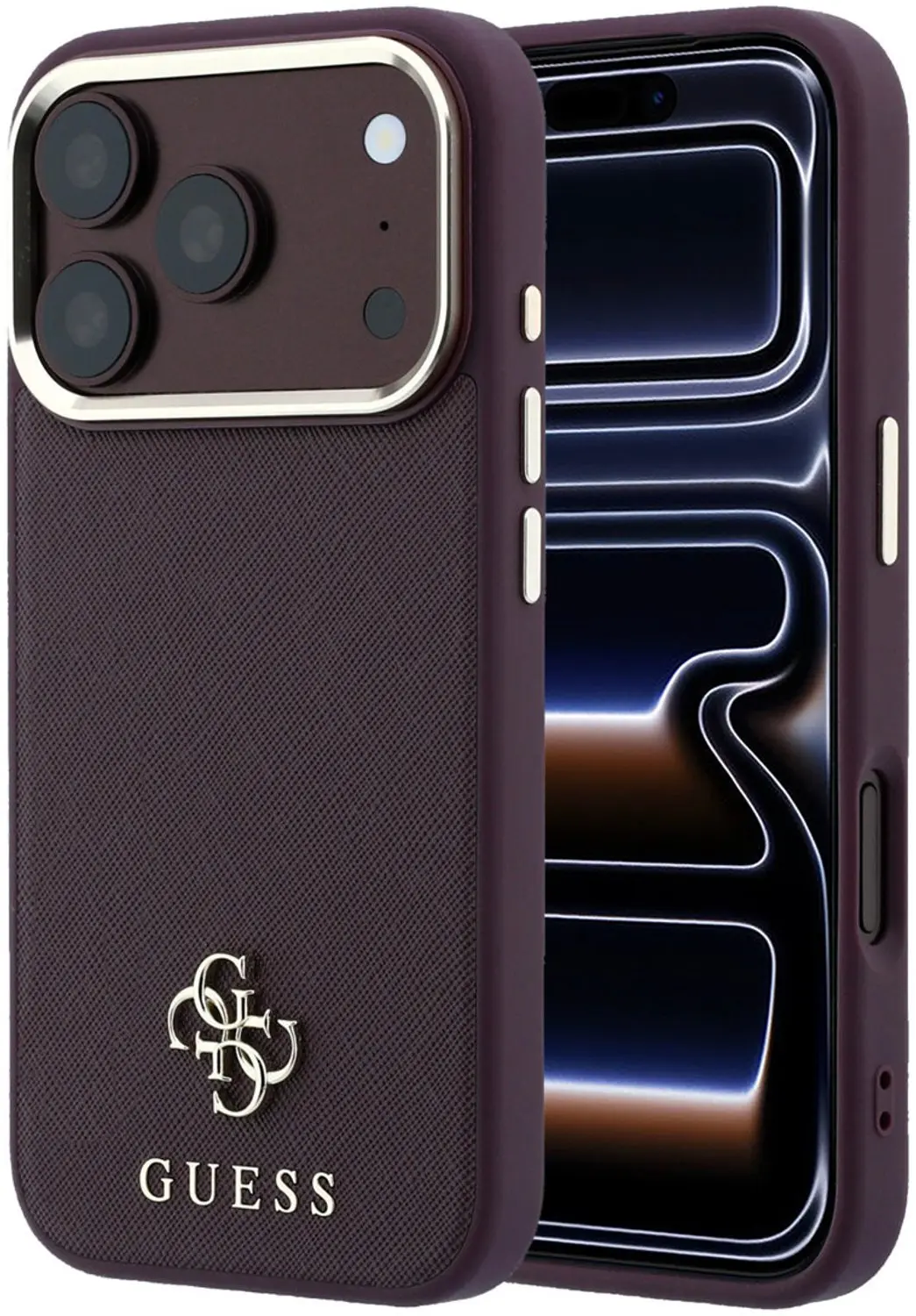 Guess Saffiano MagSafe Hoesje iPhone 18 Pro