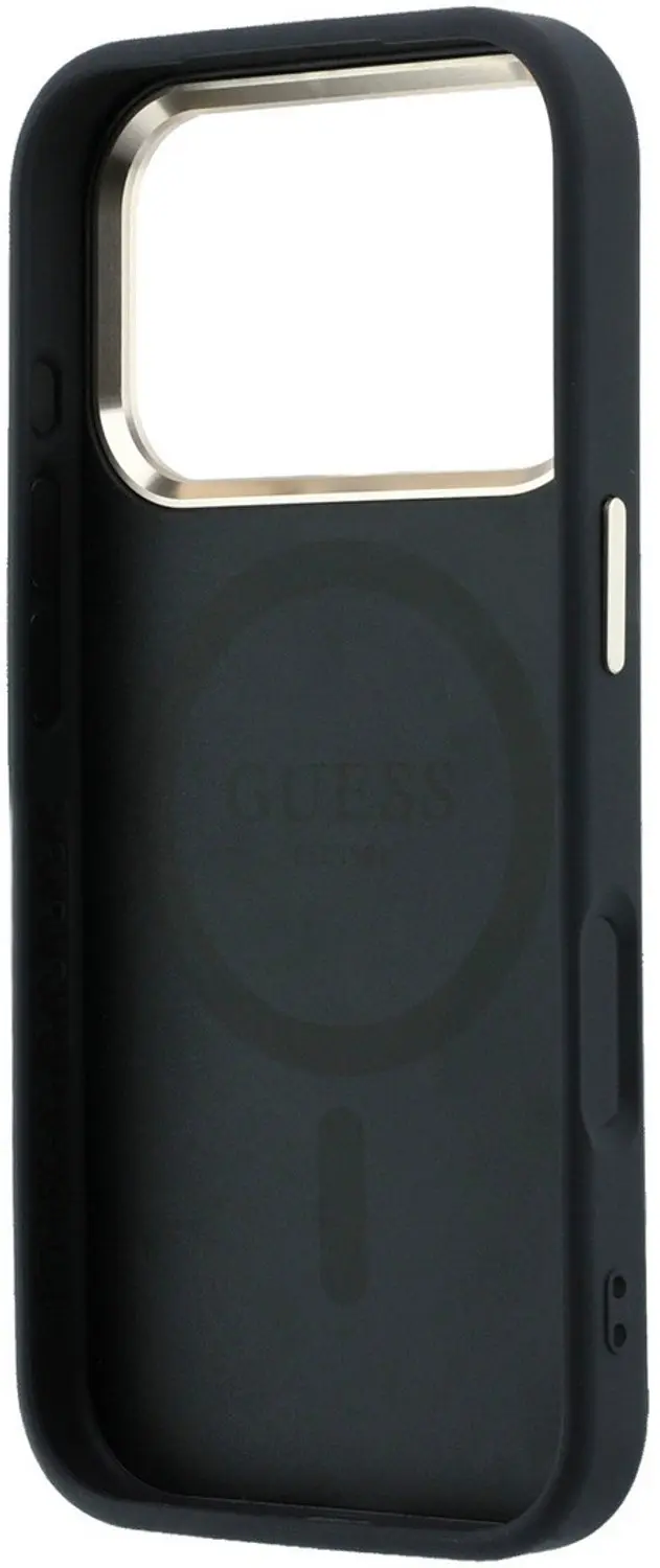 Guess Saffiano MagSafe Hoesje - iPhone 18 Pro - Zwart - afbeelding 6 van 6