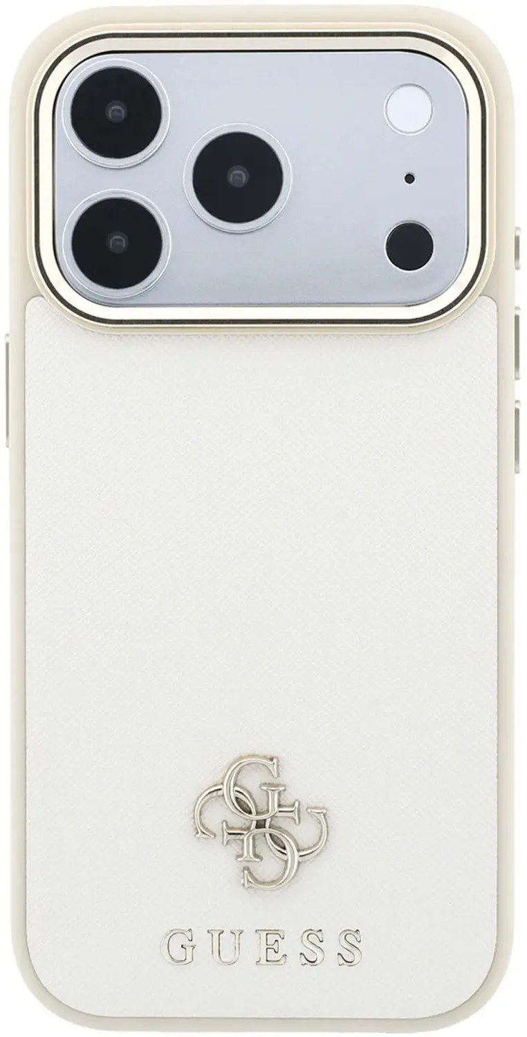 Guess Saffiano Hoesje iPhone 18 Pro - Beige - afbeelding 3 van 6