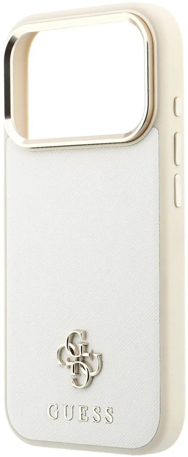 Guess Saffiano Hoesje iPhone 18 Pro - Beige - afbeelding 5 van 6