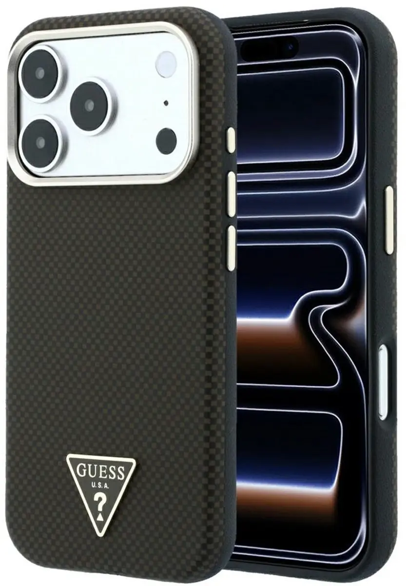 Guess Kevlar Triangle Logo MagSafe Hoesje