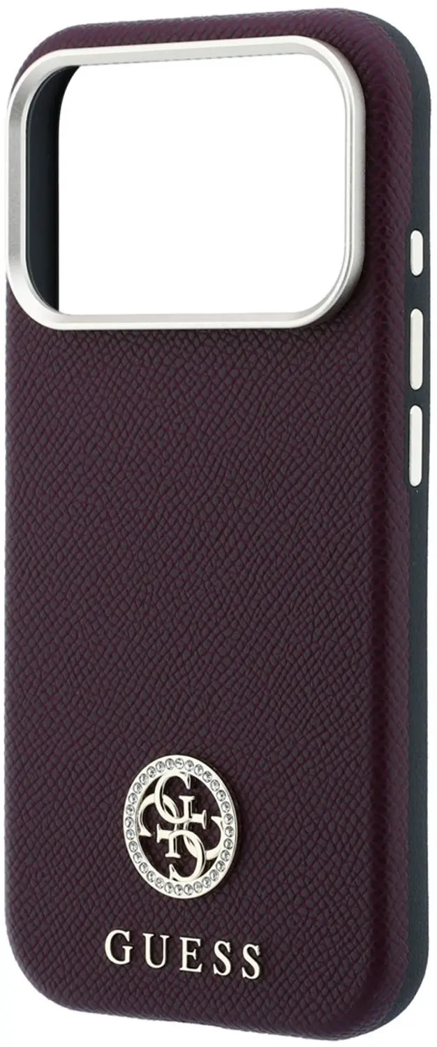 Guess Bordeauxrood Hoesje iPhone 18 Pro - MagSafe - afbeelding 6 van 6