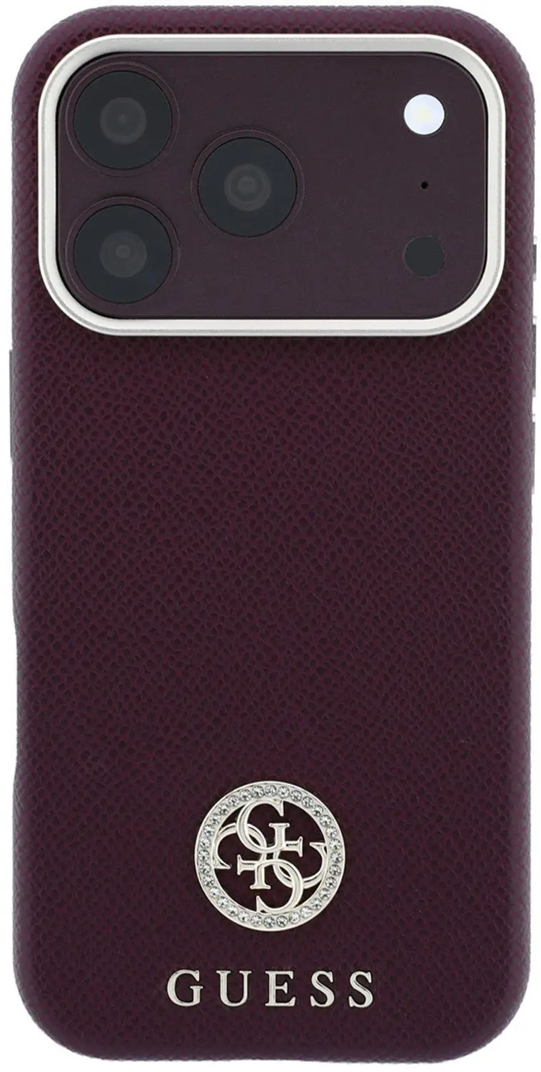 Guess MagSafe Hoesje iPhone 18/17 Pro Max - Bordeauxrood - afbeelding 5 van 6