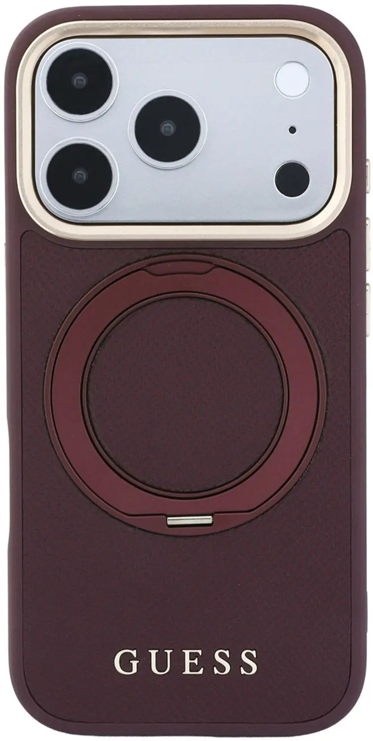 Guess Bordeauxrood MagSafe-hoesje iPhone 18/17 Pro Max - afbeelding 2 van 6
