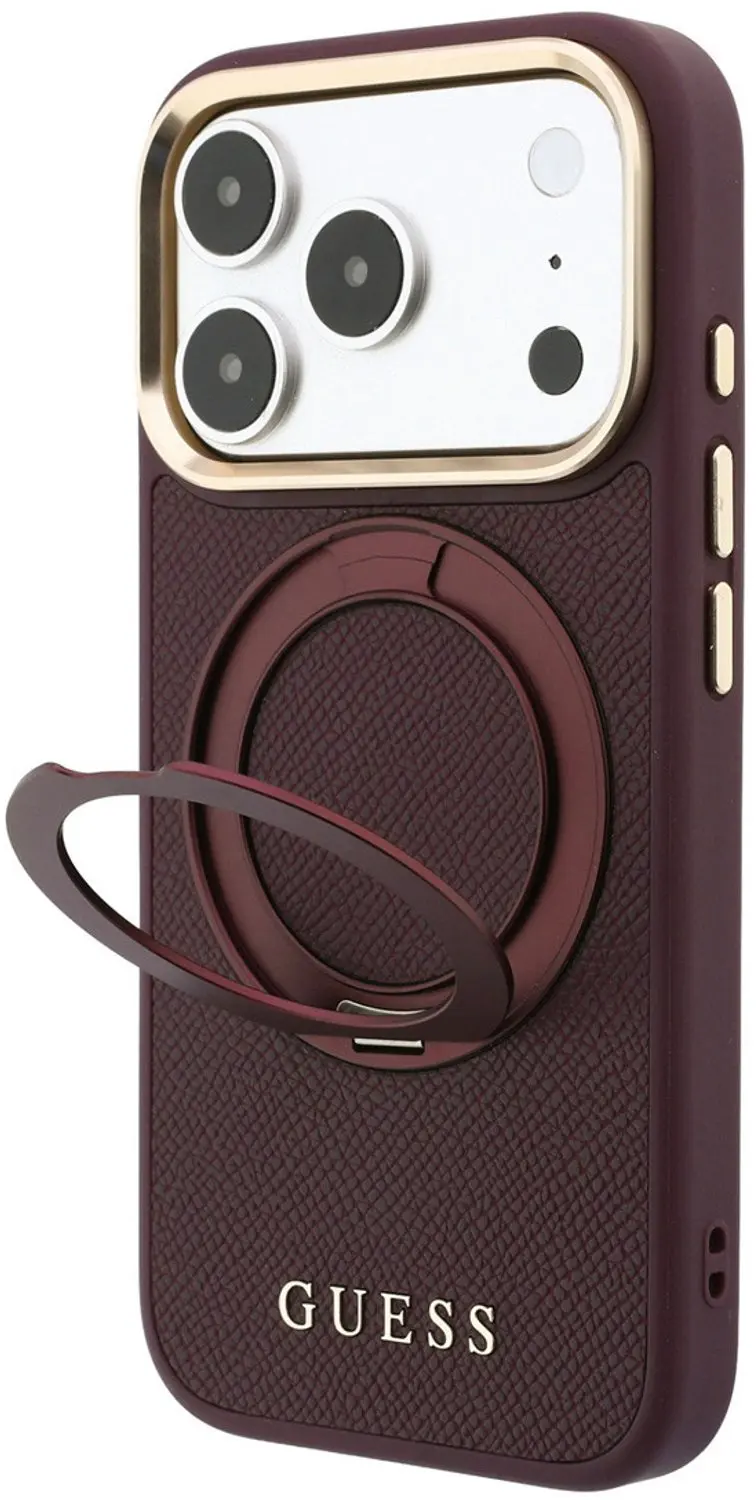 Guess Bordeauxrood MagSafe-hoesje iPhone 18/17 Pro Max - afbeelding 5 van 6