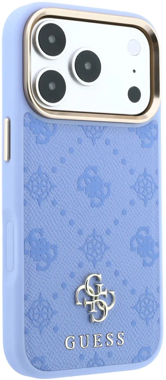 Guess Peony 4G MagSafe iPhone 18 Pro - Lichtblauw - afbeelding 2 van 6