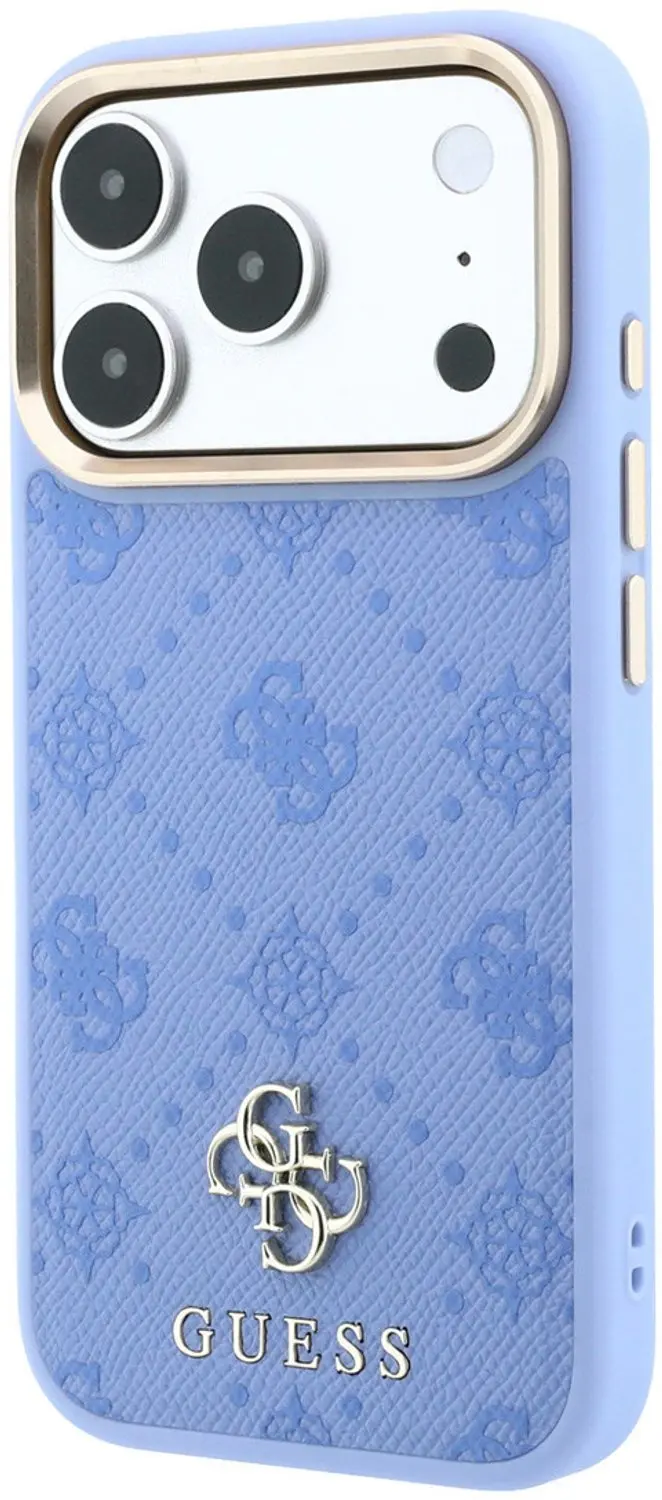 Guess Peony 4G MagSafe iPhone 18 Pro - Lichtblauw - afbeelding 5 van 6