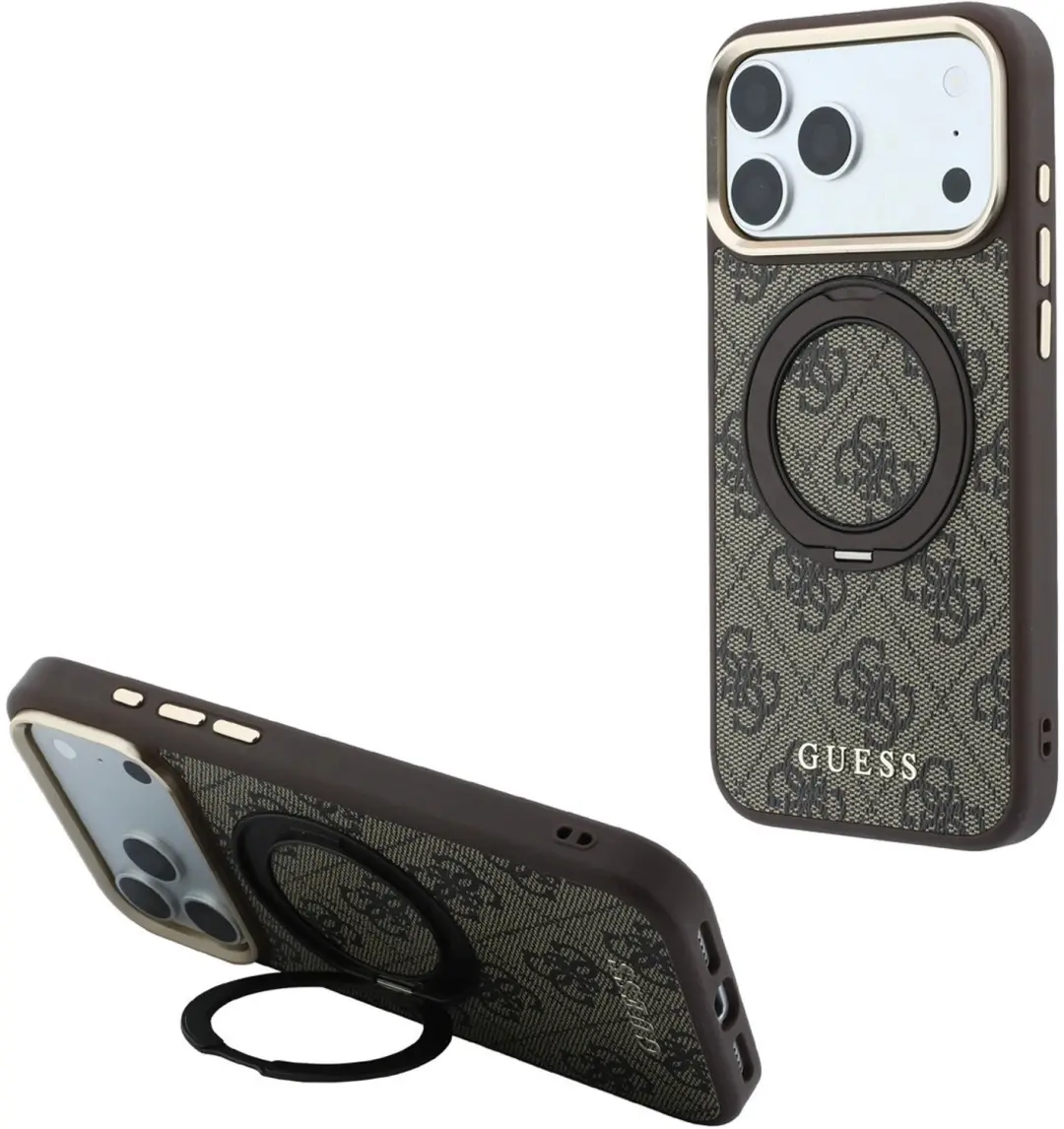 Guess Ring Stand Classic Logo MagSafe iPhone 18 Pro