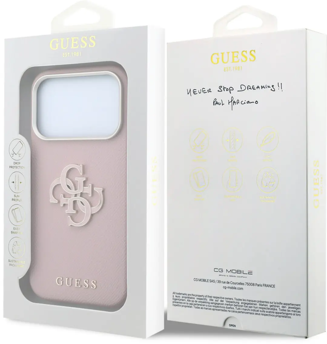Guess Hardcase iPhone 18 Pro - Roze - afbeelding 5 van 6