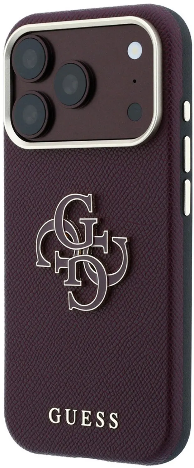 Guess iPhone 18 Pro Hoesje - Bordeauxrood - afbeelding 2 van 6
