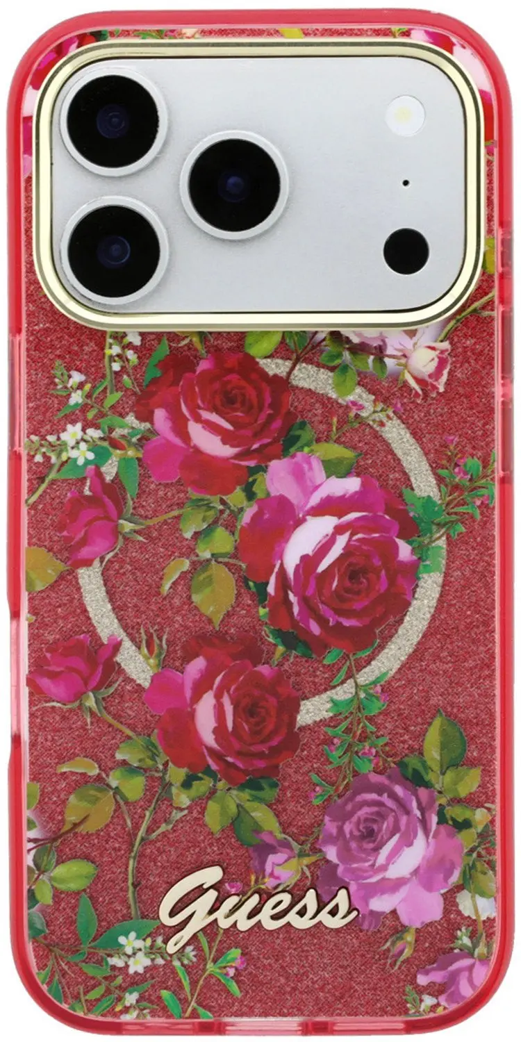 Guess MagSafe Hoesje iPhone 18/17 Pro Max - Bordeauxrood - afbeelding 6 van 6