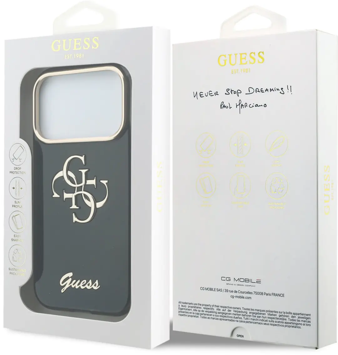 Guess iPhone 18 Pro Max Hoesje - Zwart - afbeelding 6 van 6
