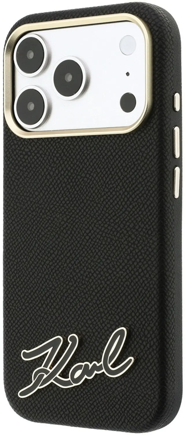 Karl Lagerfeld Hoesje iPhone 18 Pro MagSafe - Zwart - afbeelding 2 van 6
