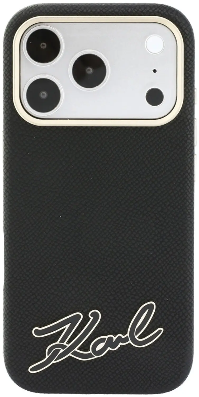 Karl Lagerfeld Hoesje iPhone 18 Pro MagSafe - Zwart - afbeelding 3 van 6